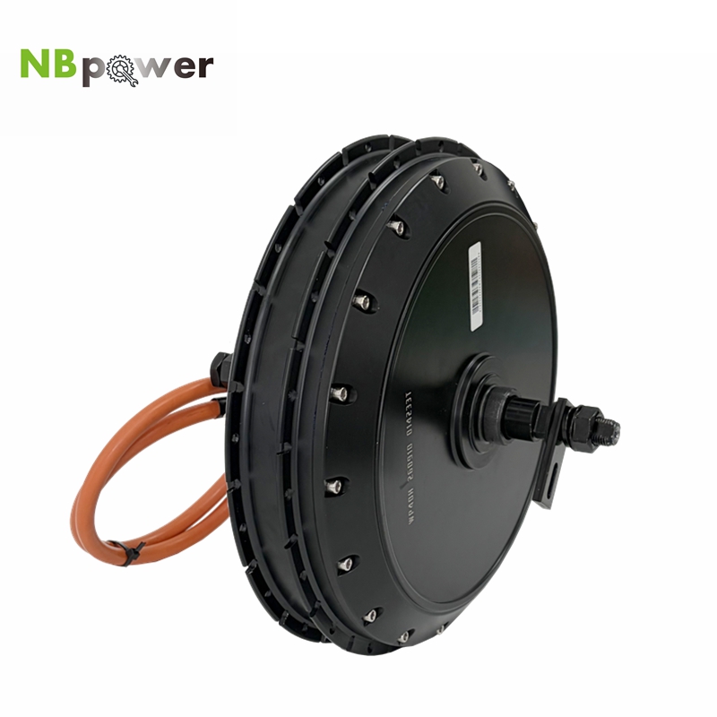 72V 8000W Brushless Hub Motor - NBpower 170/190mm ドロップアウト QS273 40H ピーク出力8000W