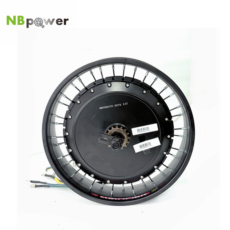 72V 8000W Brushless Hub Motor - NBpower/QS V3 273 40H バイク用 20/24/26x4.0